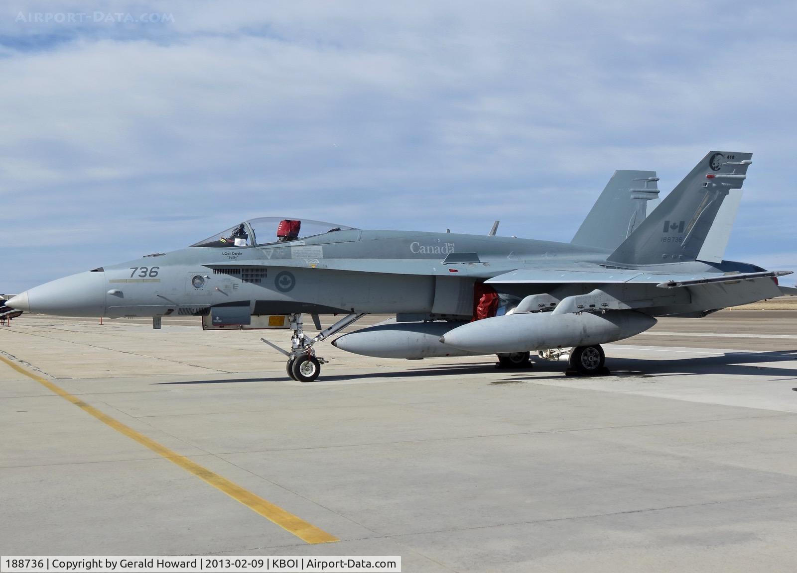 188736, McDonnell Douglas CF-188A Hornet C/N 0265/A212, 410 Sq, Cold Lake, Alberta, Canada.