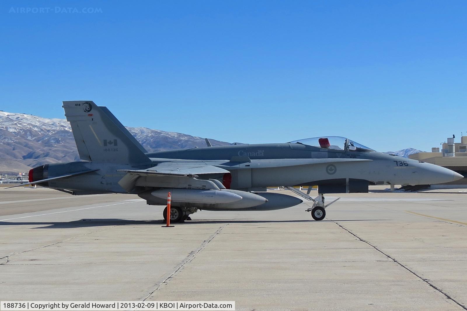 188736, McDonnell Douglas CF-188A Hornet C/N 0265/A212, 410 Sq, Cold Lake, Alberta, Canada.