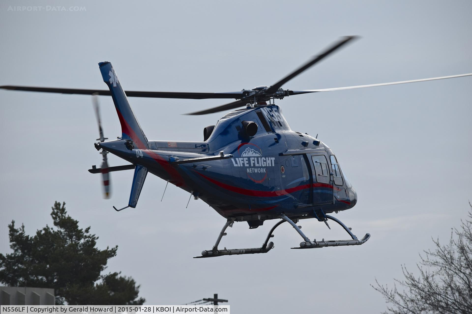 N556LF, 2013 AgustaWestland AW-119 Mk.II C/N 14804, Landing at Life Flight ramp.