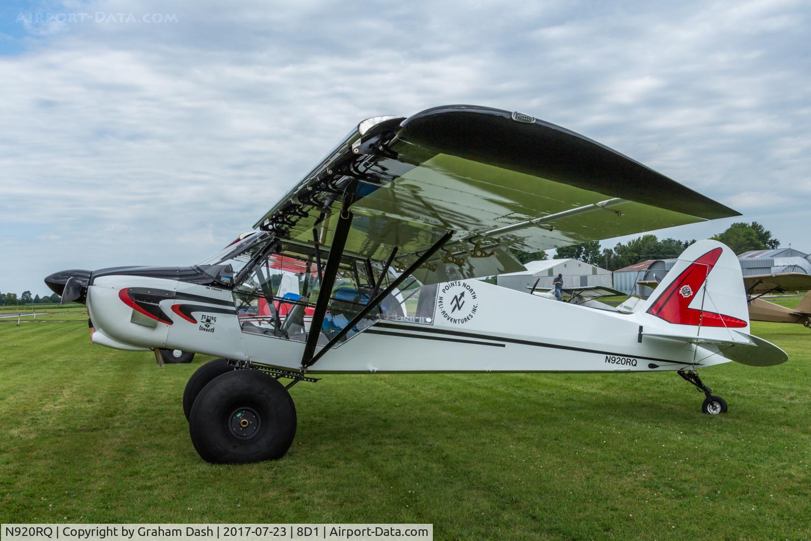 N920RQ, 2016 Backcountry Super Cubs Supercub C/N BC20815R004, Backcountry Super Cub N920RQ at New Holstein, WI.