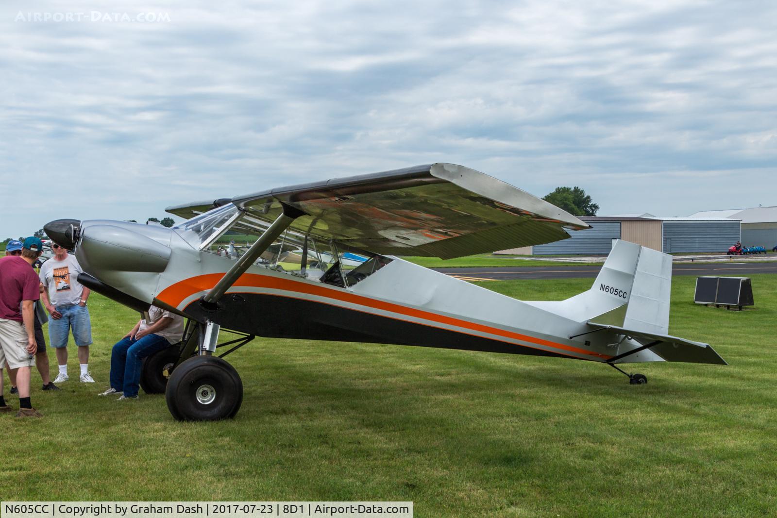 N605CC, 2016 Busenitz Clinton Lee Cessna Cub C/N 003, Cessna Cub N605CC at New Holstein, WI.
