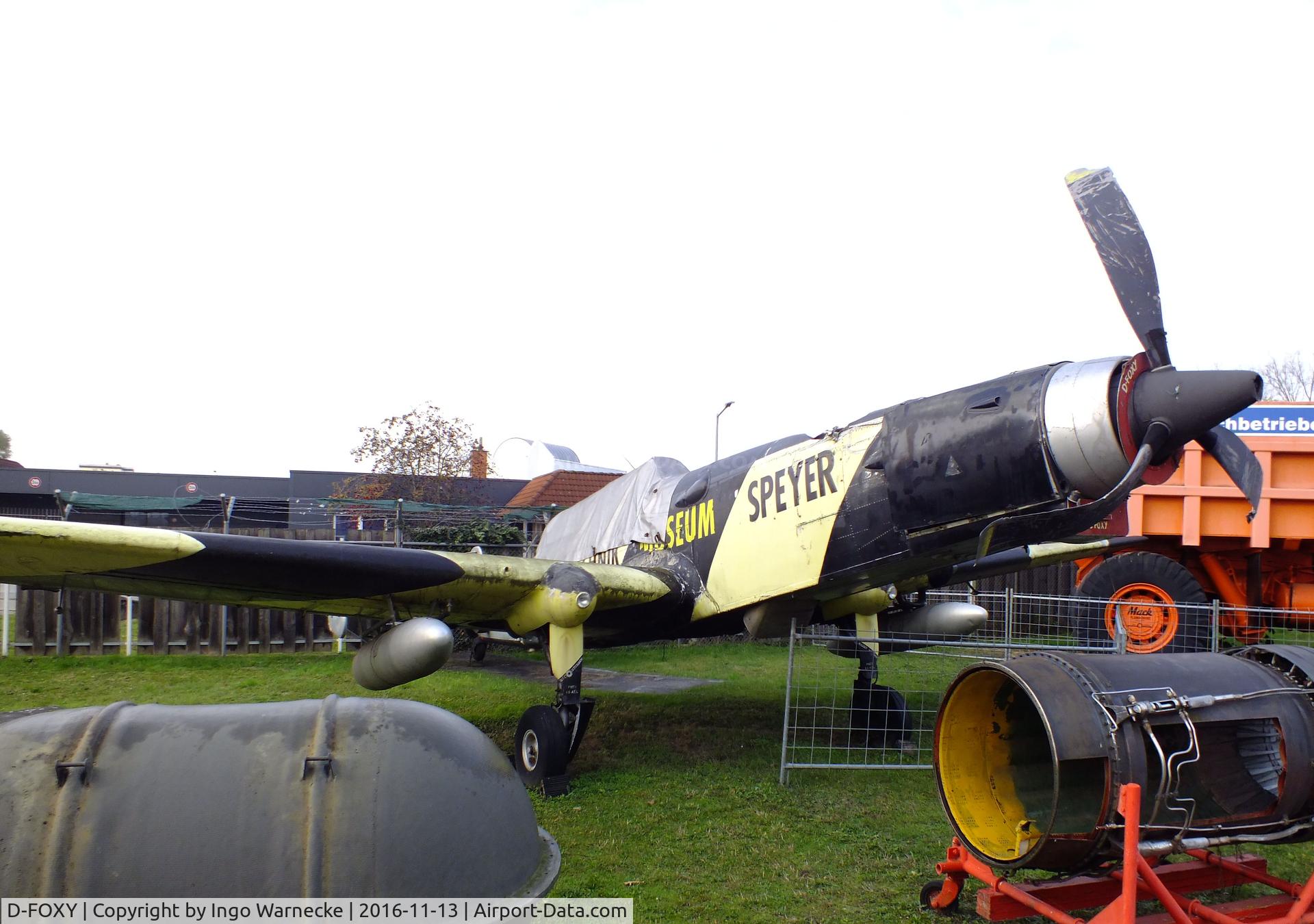 D-FOXY, F+W C-3605 Schlepp C/N 315, Eidgenössisches Flugzeugwerk (F+W) Emmen C-3605 Schlepp at the Technik-Museum, Speyer