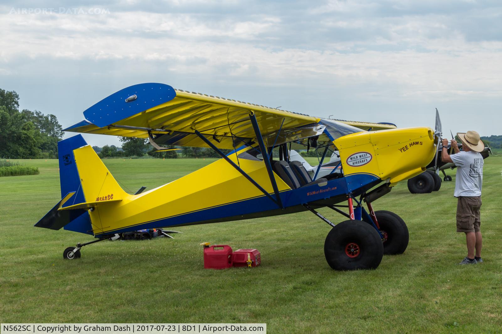 N562SC, 2016 Just Aircraft Highlander C/N JA474-11-15, Just Aircraft Highlander N562SC at New Holstein, WI.