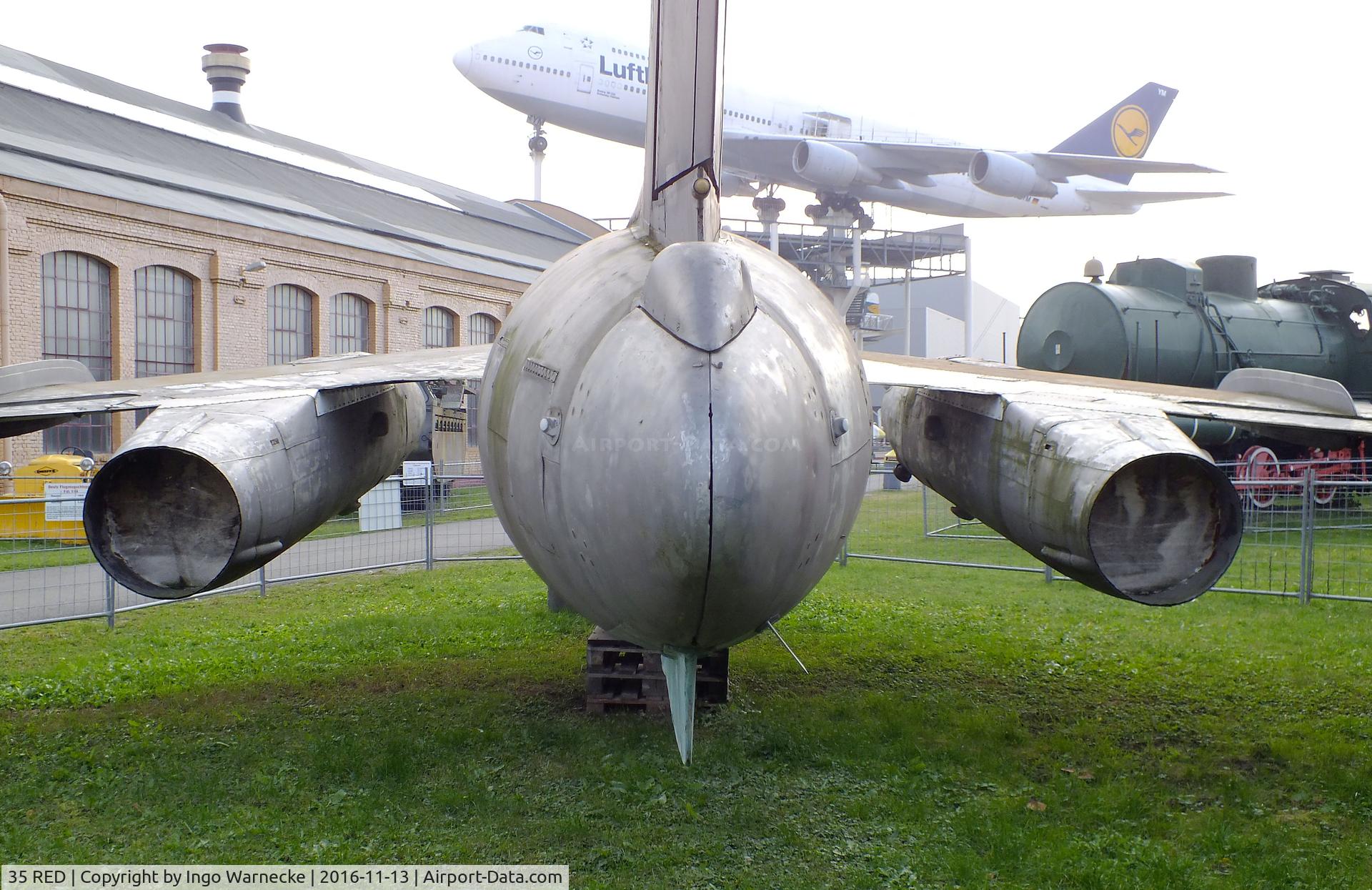 35 RED, Yakovlev Yak-27R C/N 0214, Yakovlev Yak-27R MANGROVE at the Technik-Museum, Speyer