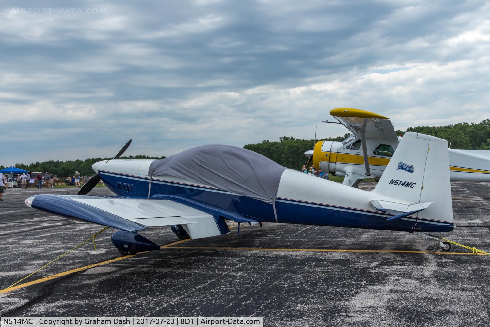N514MC, 2005 Vans RV-7A C/N 70776, Vans RV-7A N514MC at New Holstein, WI.