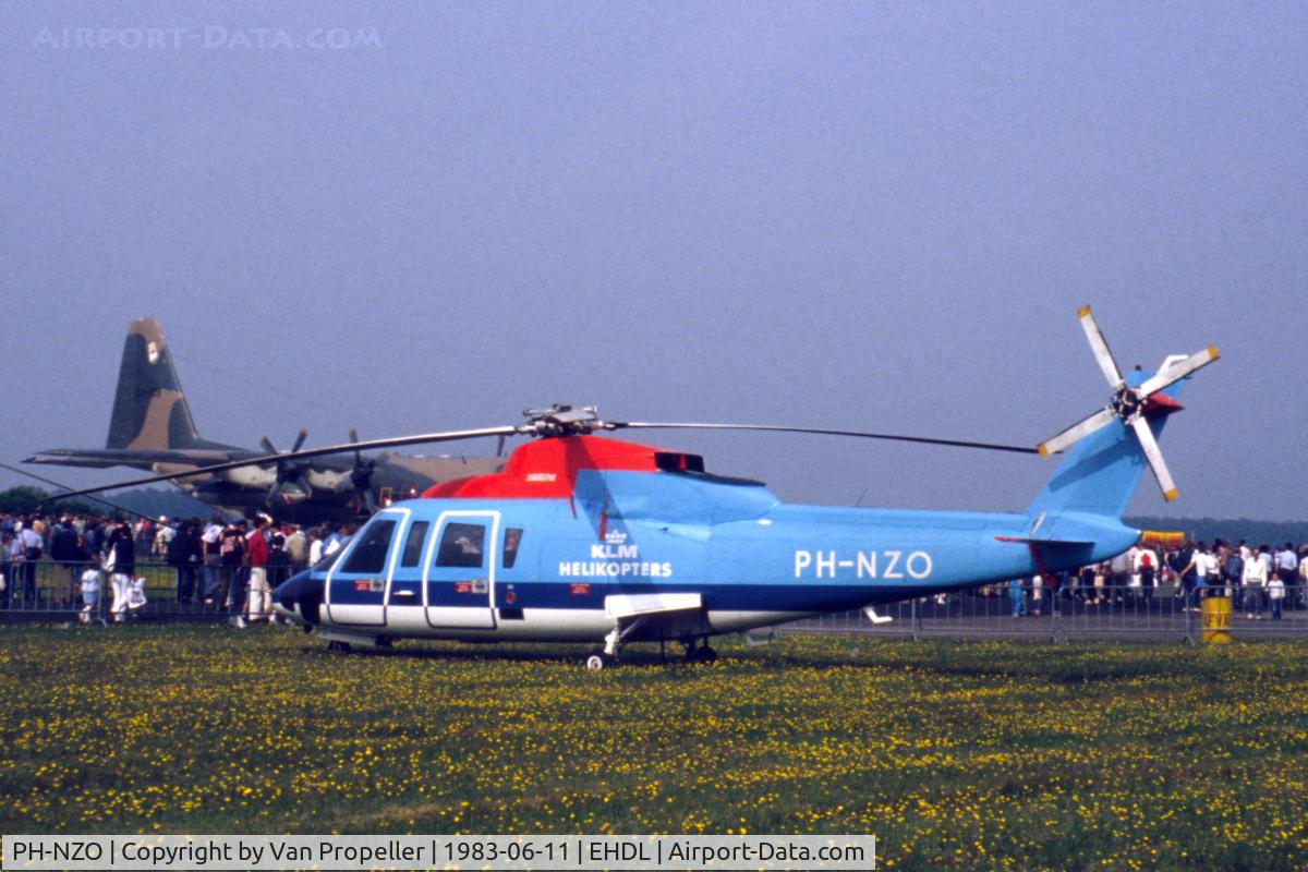 PH-NZO, 1981 Sikorsky S-76A C/N 760198, KLM Helikopters Sikorsky S-76A at Deelen Air Base Open Day 1983