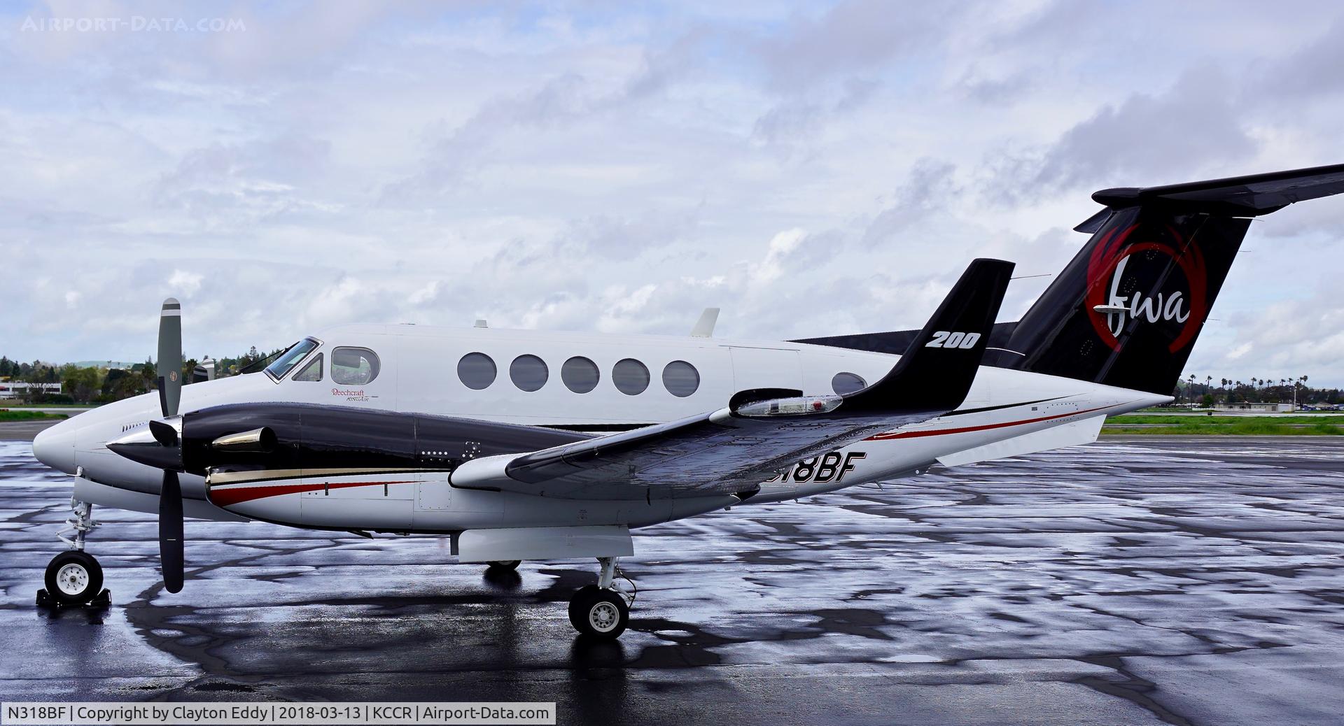 N318BF, 1997 Raytheon B200 King Air C/N BB-1571, Buchanan Field Concord California 2018.