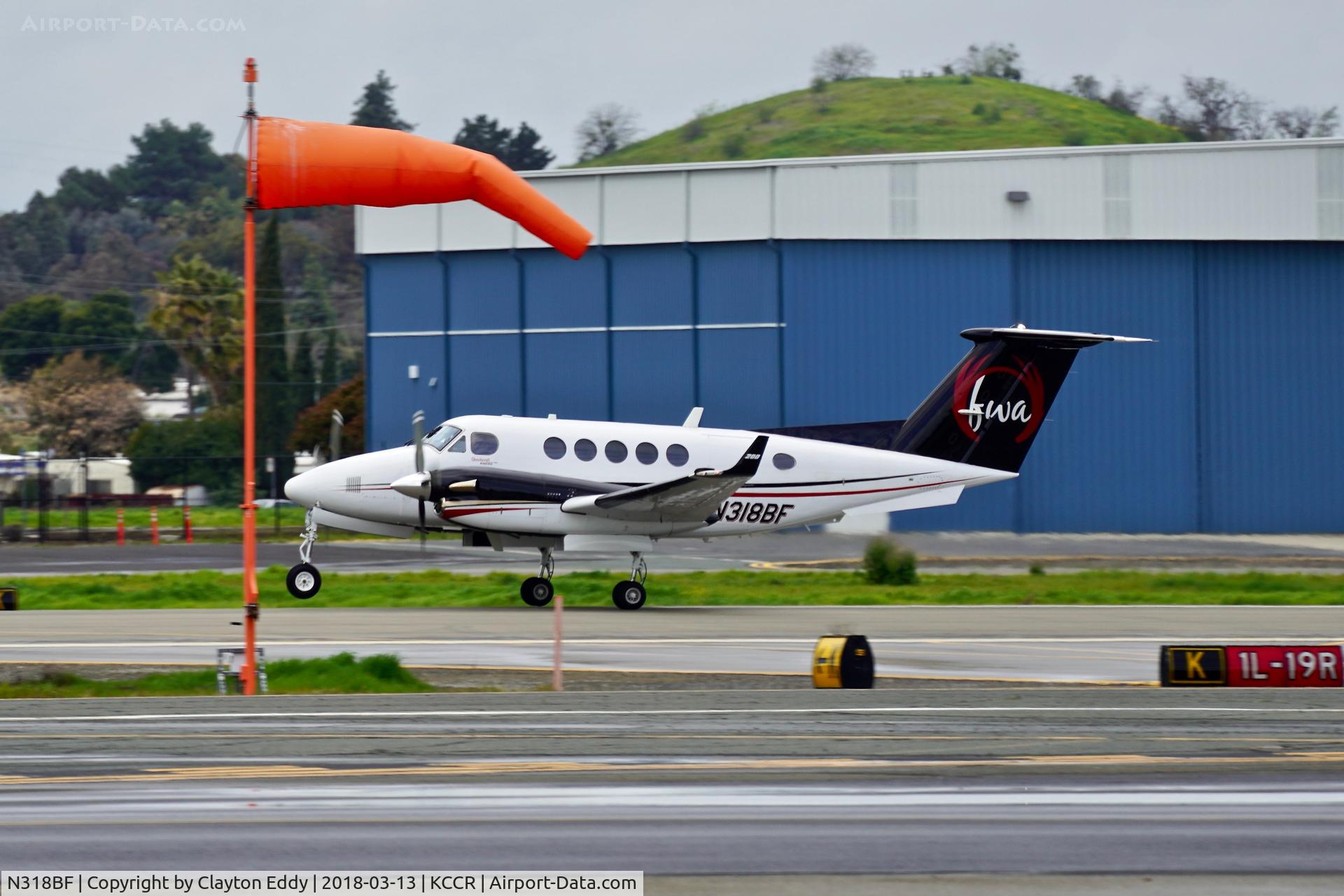 N318BF, 1997 Raytheon B200 King Air C/N BB-1571, Buchanan Field Concord California 2018.