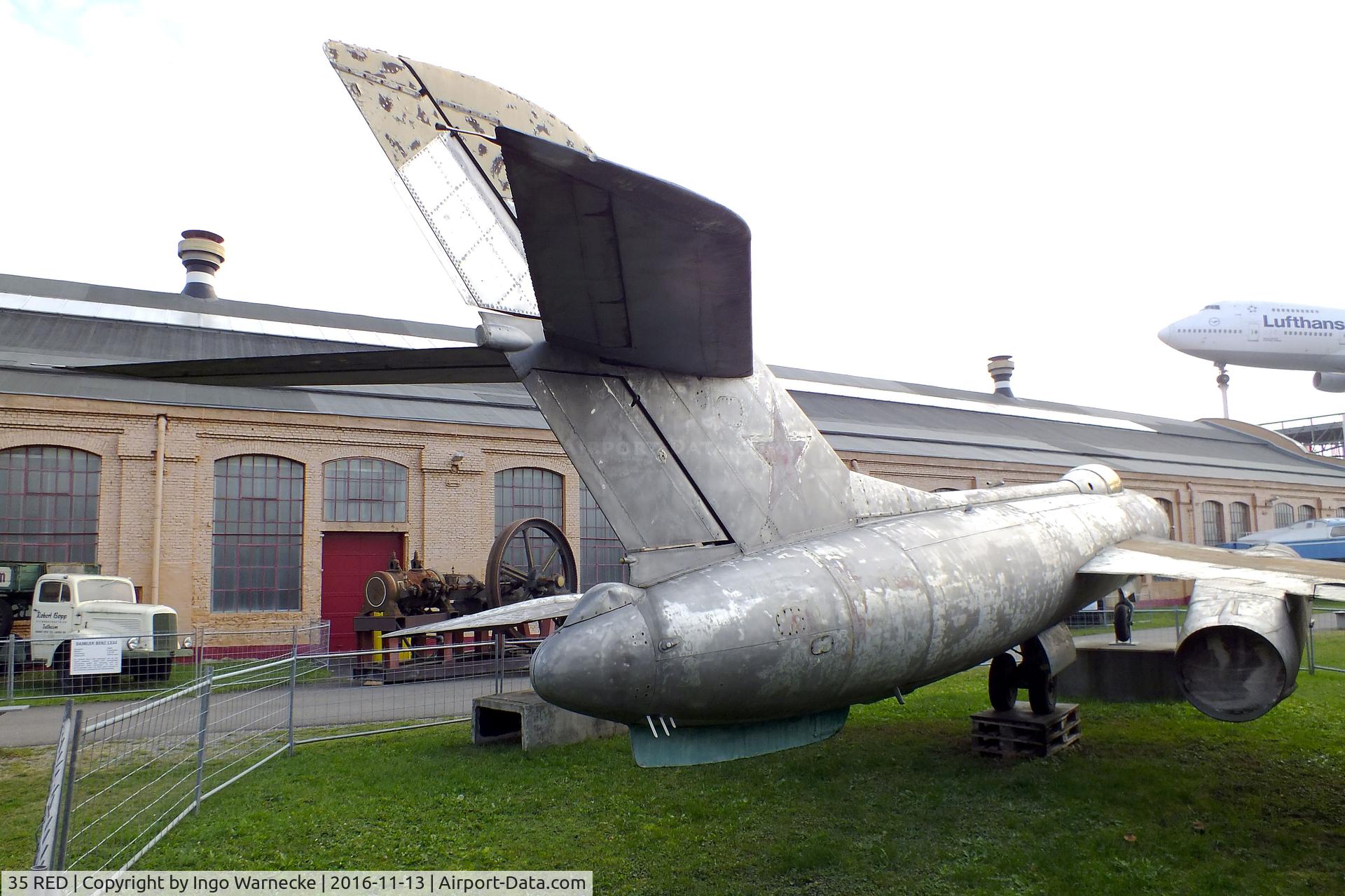 35 RED, Yakovlev Yak-27R C/N 0214, Yakovlev Yak-27R MANGROVE at the Technik-Museum, Speyer