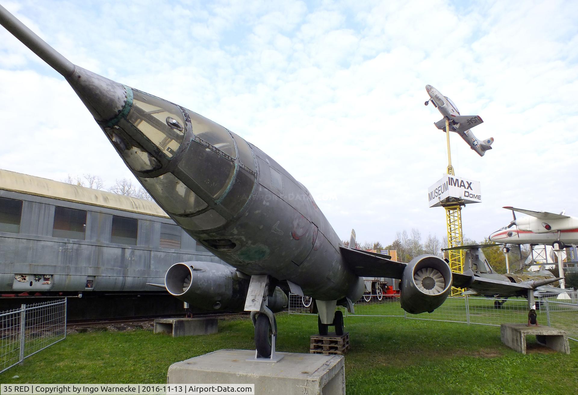35 RED, Yakovlev Yak-27R C/N 0214, Yakovlev Yak-27R MANGROVE at the Technik-Museum, Speyer