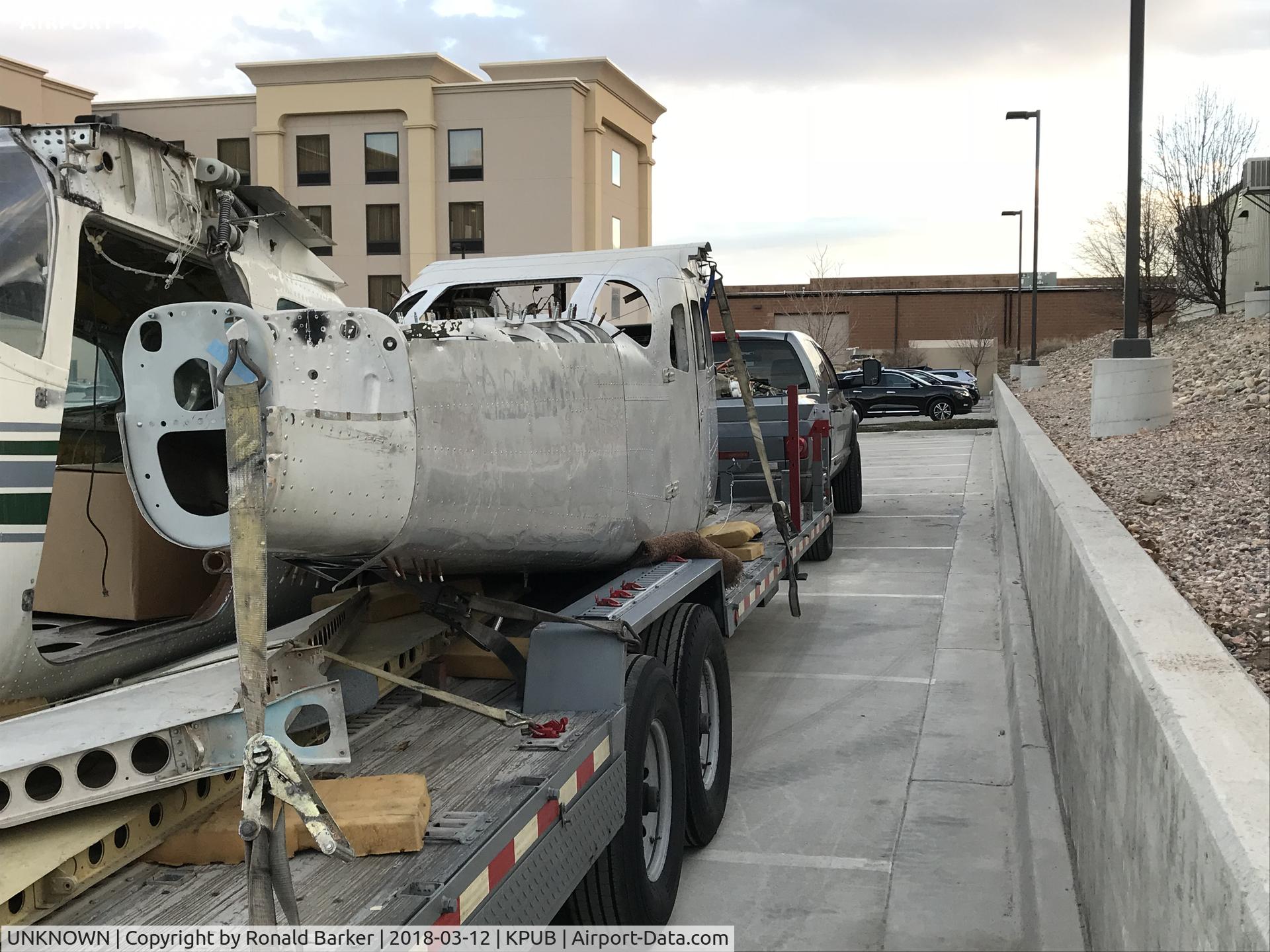 UNKNOWN, Miscellaneous Various C/N unknown, Aircraft on truck, Pueblo