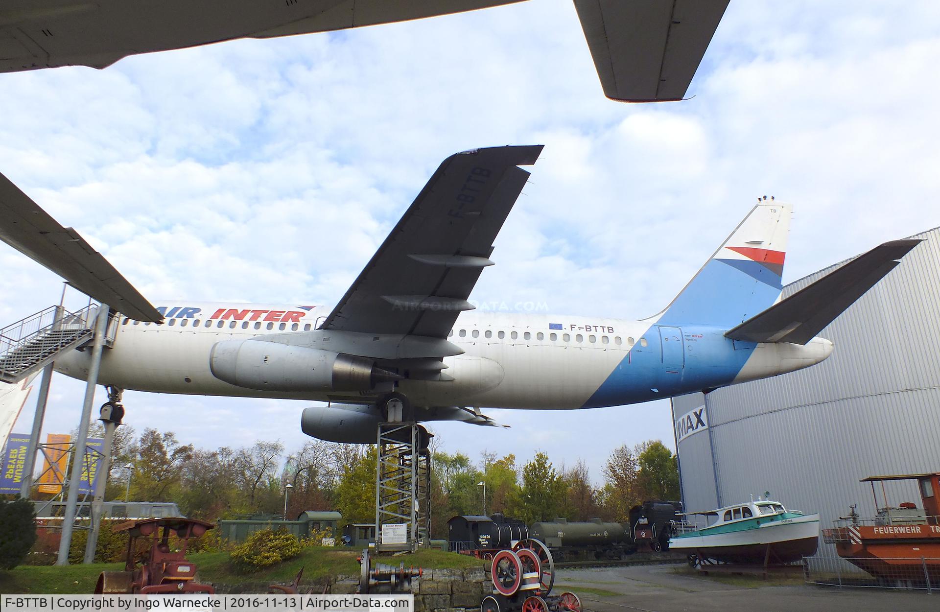 F-BTTB, 1972 Dassault Mercure 100 C/N 02, Dassault Mercure 100 at the Technik-Museum, Speyer