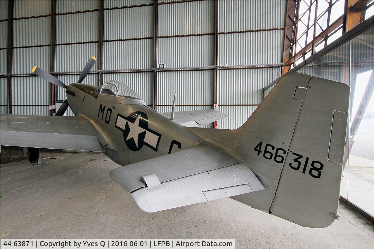 44-63871, 1944 North American P-51D Mustang C/N 122-31597 (N9722F), North American P-51D Mustang, Air & Space Museum Paris-Le Bourget (LFPB)