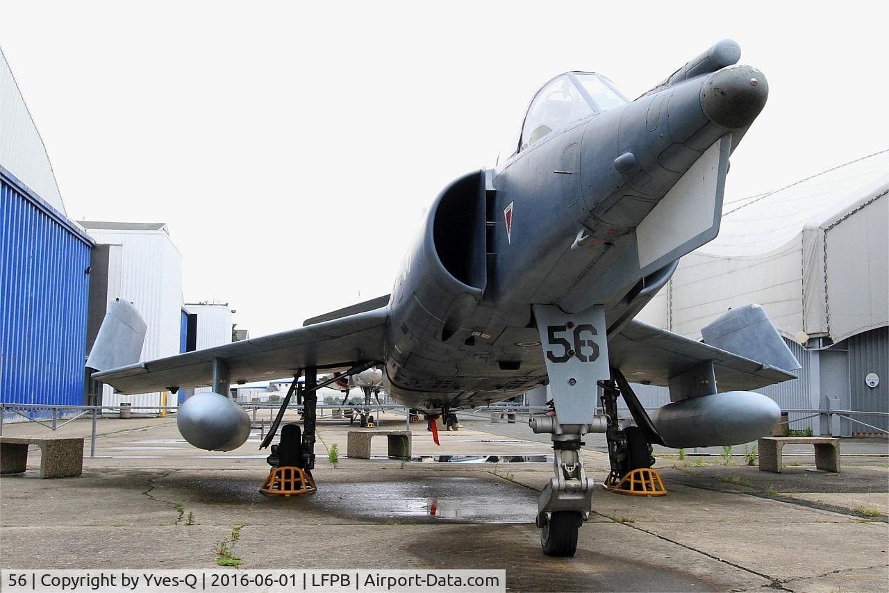 56, Dassault Etendard IV.M C/N 56, Dassault Etendard IV.M, Exibited at Air & Space Museum Paris-Le Bourget (LFPB)