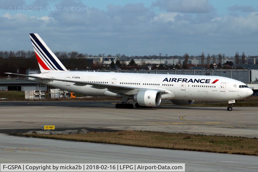 F-GSPA, 1998 Boeing 777-228/ER C/N 29002, Taxiing