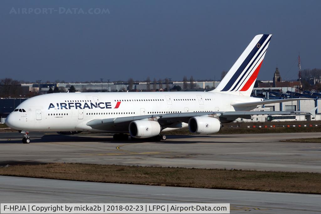 F-HPJA, 2010 Airbus A380-861 C/N 033, Taxiing