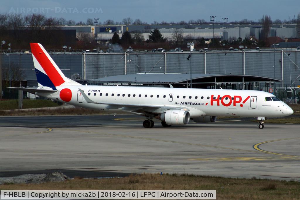 F-HBLB, 2007 Embraer 190LR (ERJ-190-100LR) C/N 19000060, Taxiing