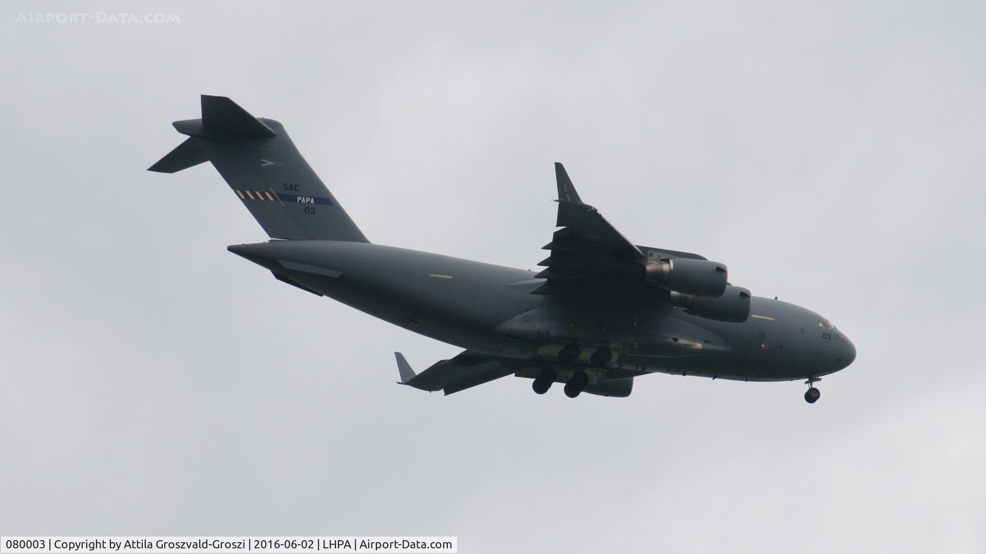 080003, 2009 Boeing C-17A Globemaster III C/N F-211, Pápa Hungarian AF Base