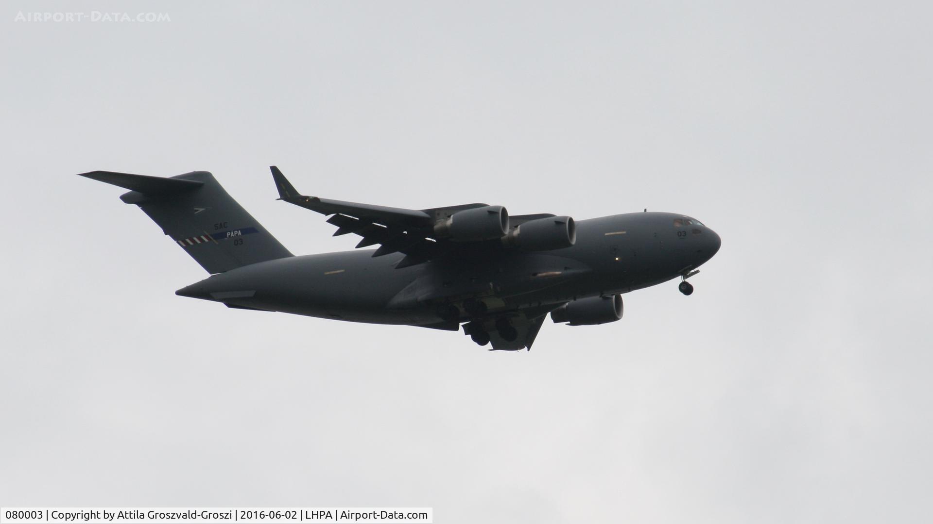 080003, 2009 Boeing C-17A Globemaster III C/N F-211, Pápa Hungarian AF Base