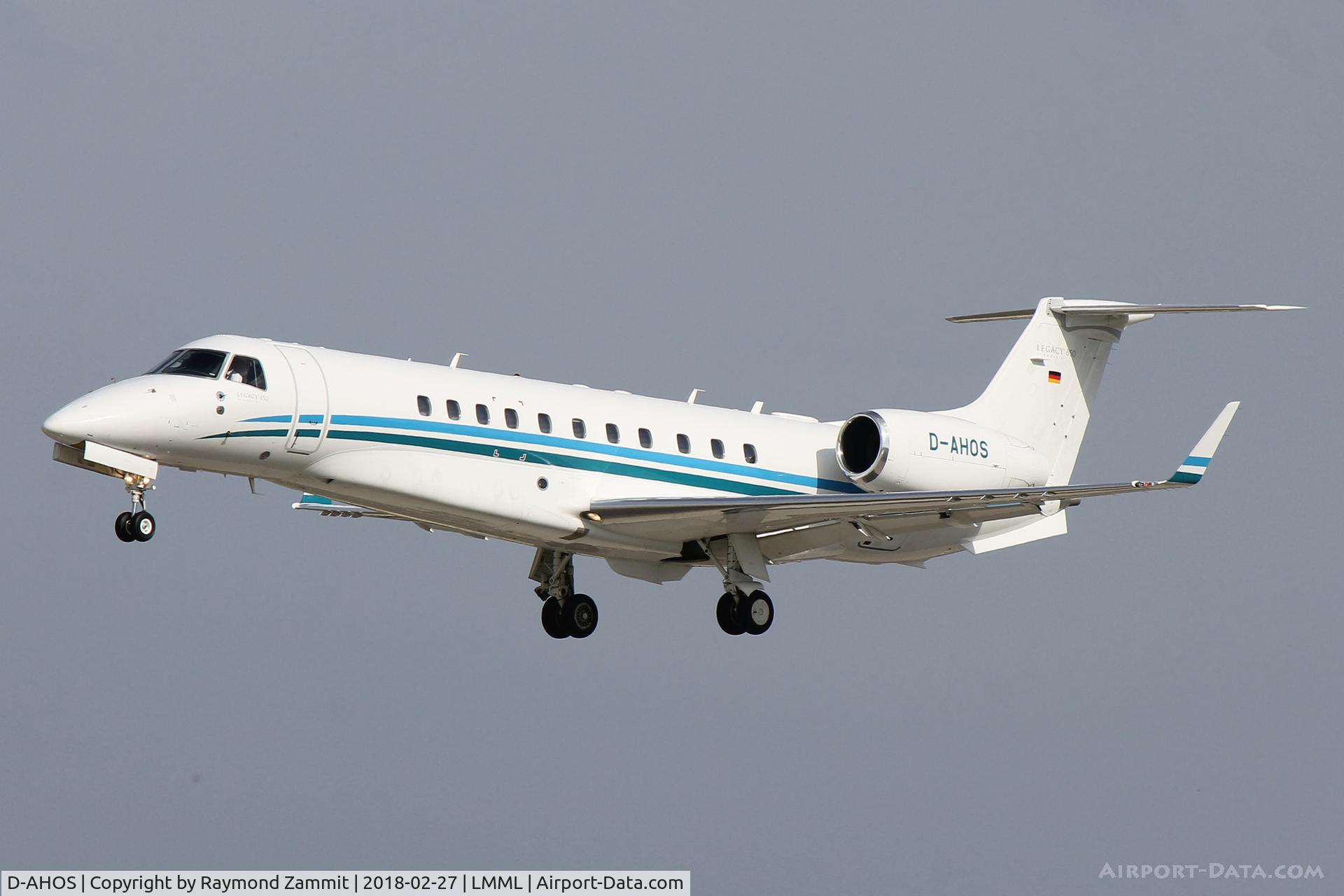 D-AHOS, 2015 Embraer EMB-135BJ Legacy 650 C/N 14501201, Embraer EMB-135 Legacy 650 D-AHOS Air Hamburg