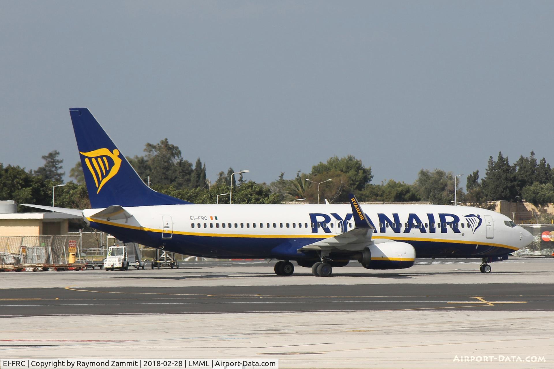 EI-FRC, 2016 Boeing 737-8AS C/N 62690, B737-800 EI-FRC Ryanair