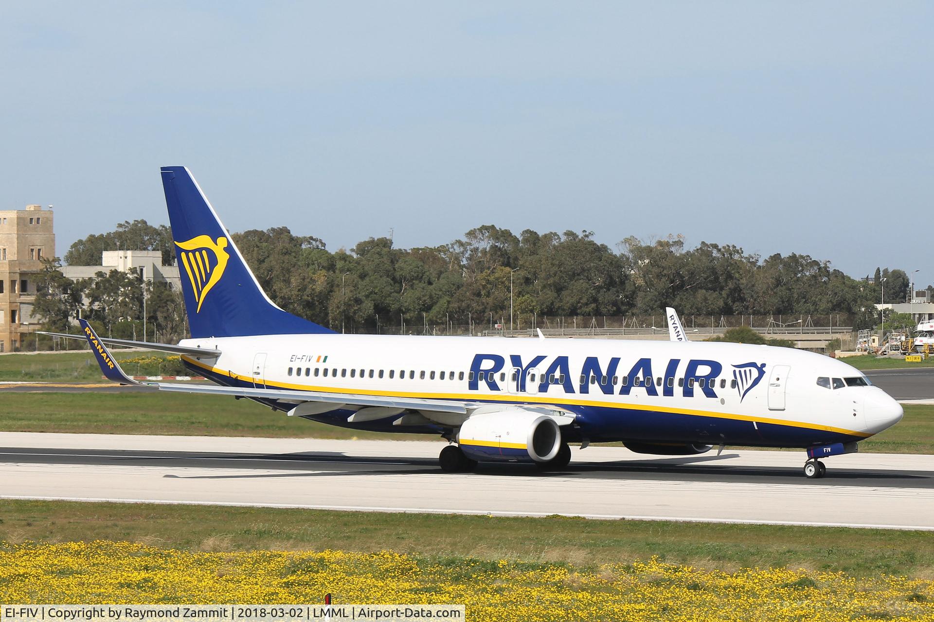 EI-FIV, 2015 Boeing 737-8AS C/N 44705, B737-800 EI-FIV Ryanair