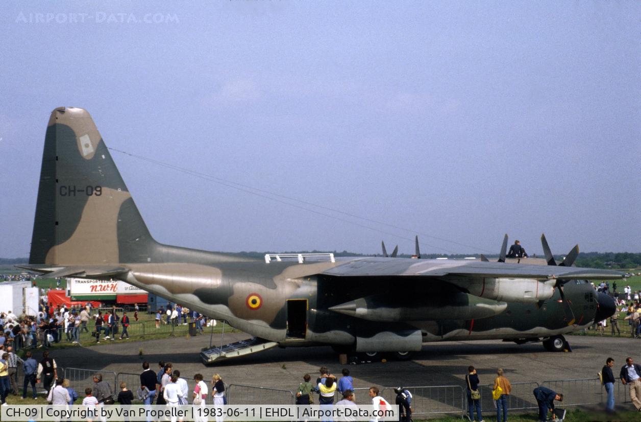 CH-09, 1973 Lockheed C-130H Hercules C/N 382-4479, Belgian Air Force Lockheed C-130H Hercules at Deelen Air Base Open Day 1983