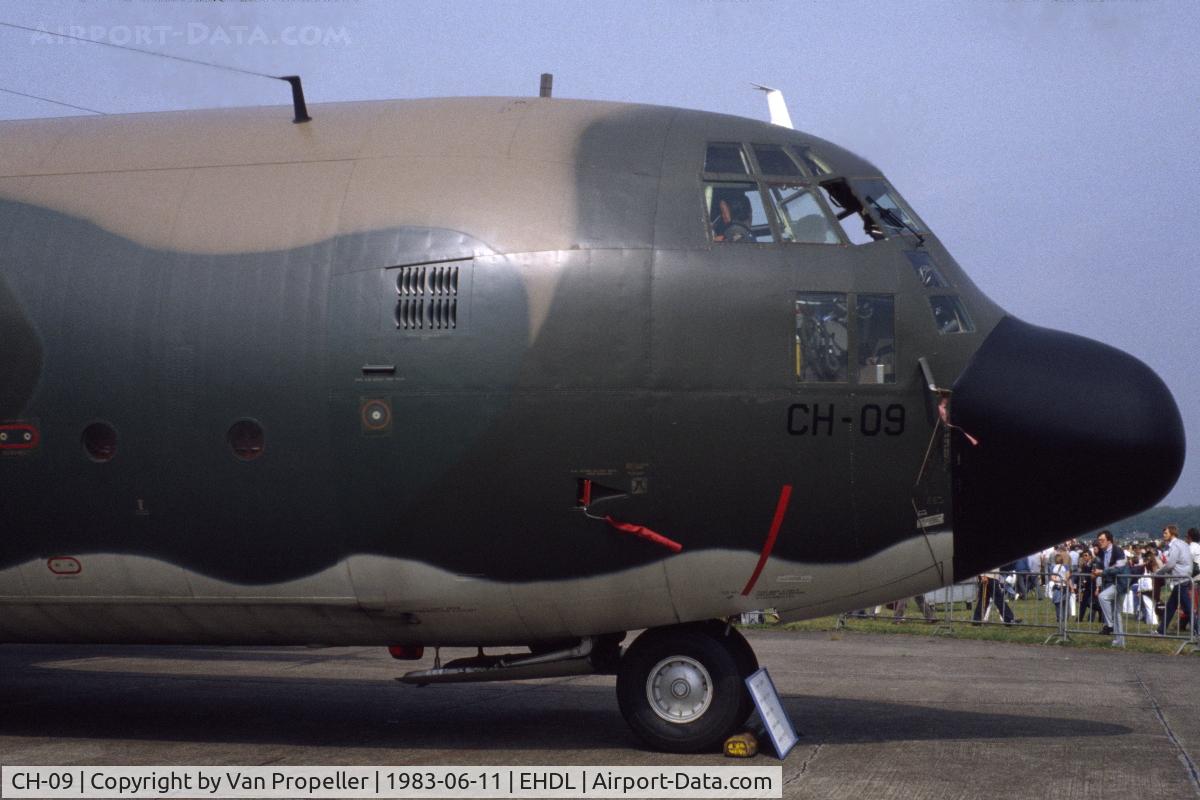 CH-09, 1973 Lockheed C-130H Hercules C/N 382-4479, Belgian Air Force Lockheed C-130H Hercules at Deelen Air Base Open Day 1983