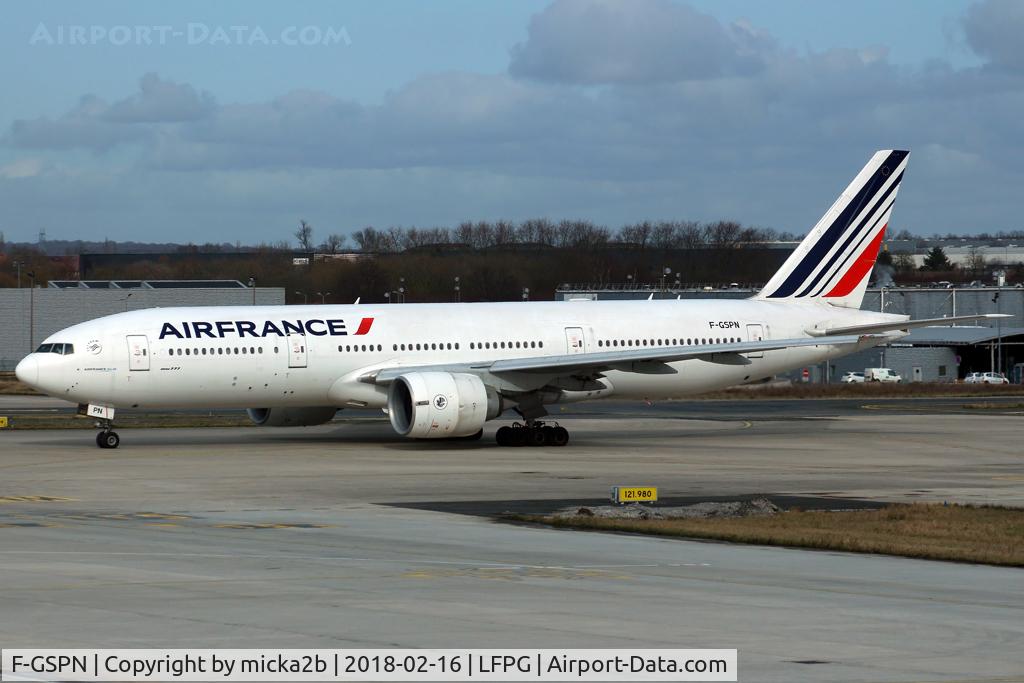 F-GSPN, 2000 Boeing 777-228/ER C/N 29011, Taxiing