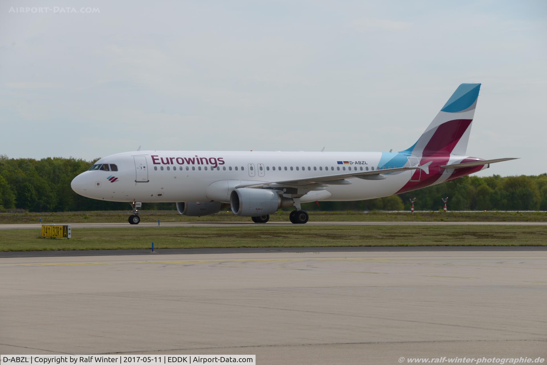 D-ABZL, 2007 Airbus A320-216 C/N 3178, Airbus A320-216 - EW EWG Eurowings - 3178 - D-ABZL - 11.05.2017 - CGN