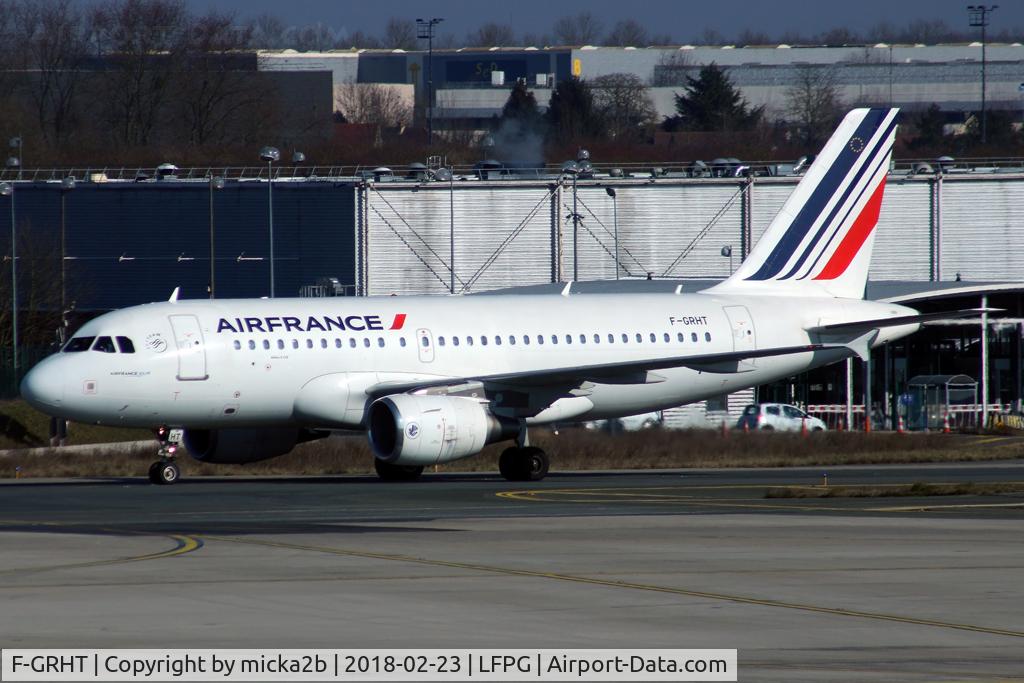 F-GRHT, 2001 Airbus A319-111 C/N 1449, Taxiing