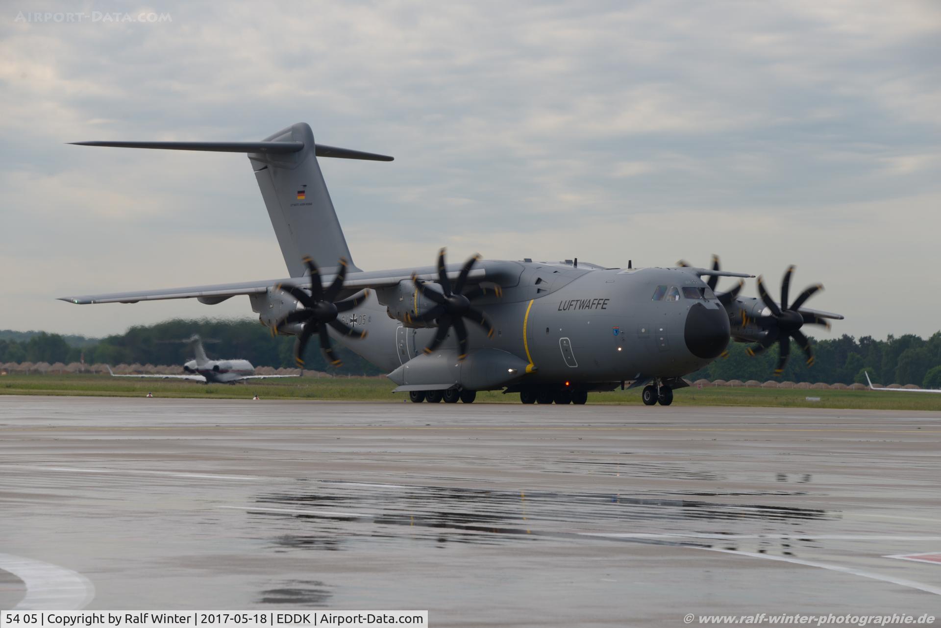 54 05, 2016 Airbus A400M Atlas C/N 036, Airbus A400M-180 - GAF German Air Force - 40 - 54+05 - 18.05.2017 - CGN