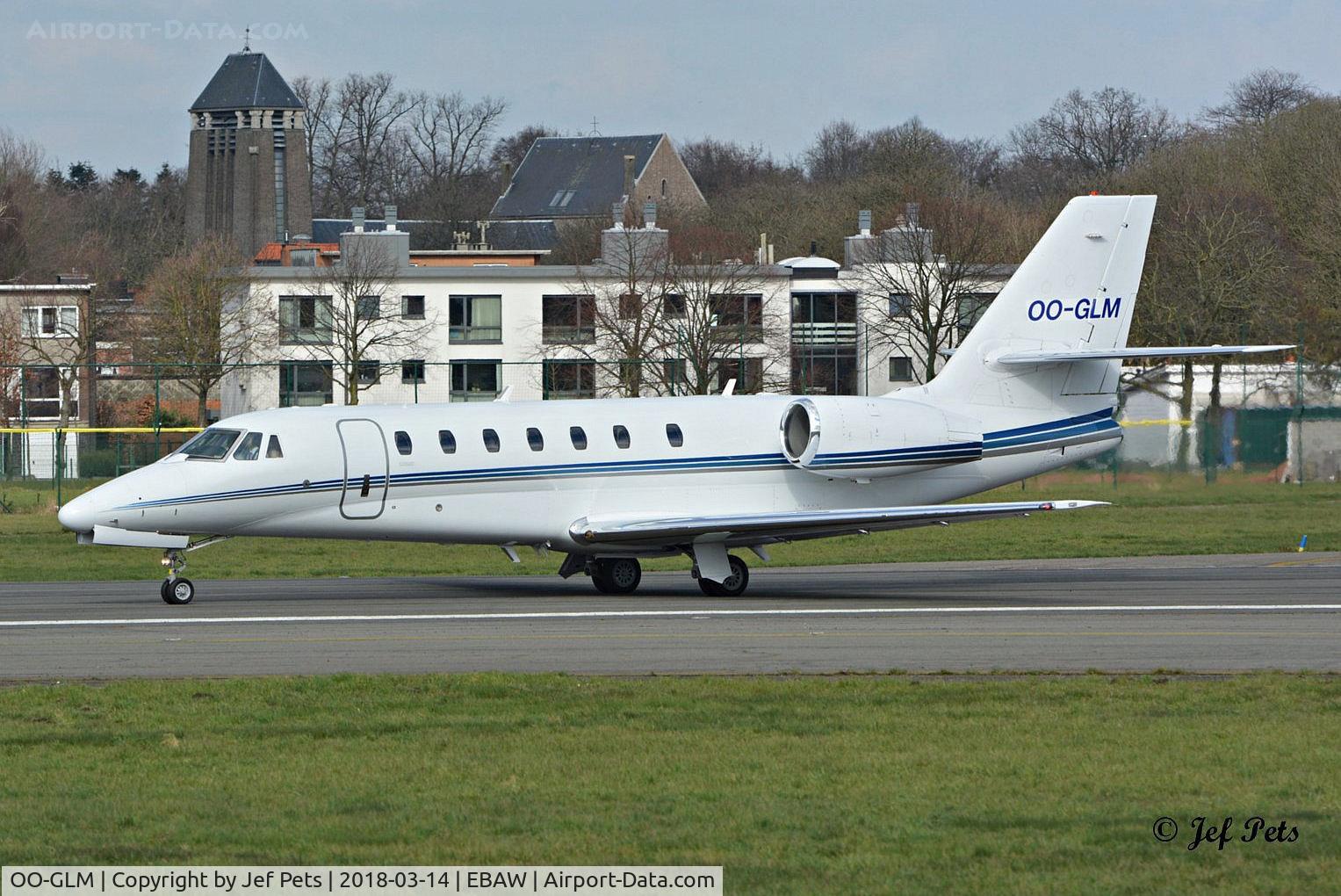 OO-GLM, 2006 Cessna 680 Citation Sovereign C/N 680-0078, At Antwerp Airport.
