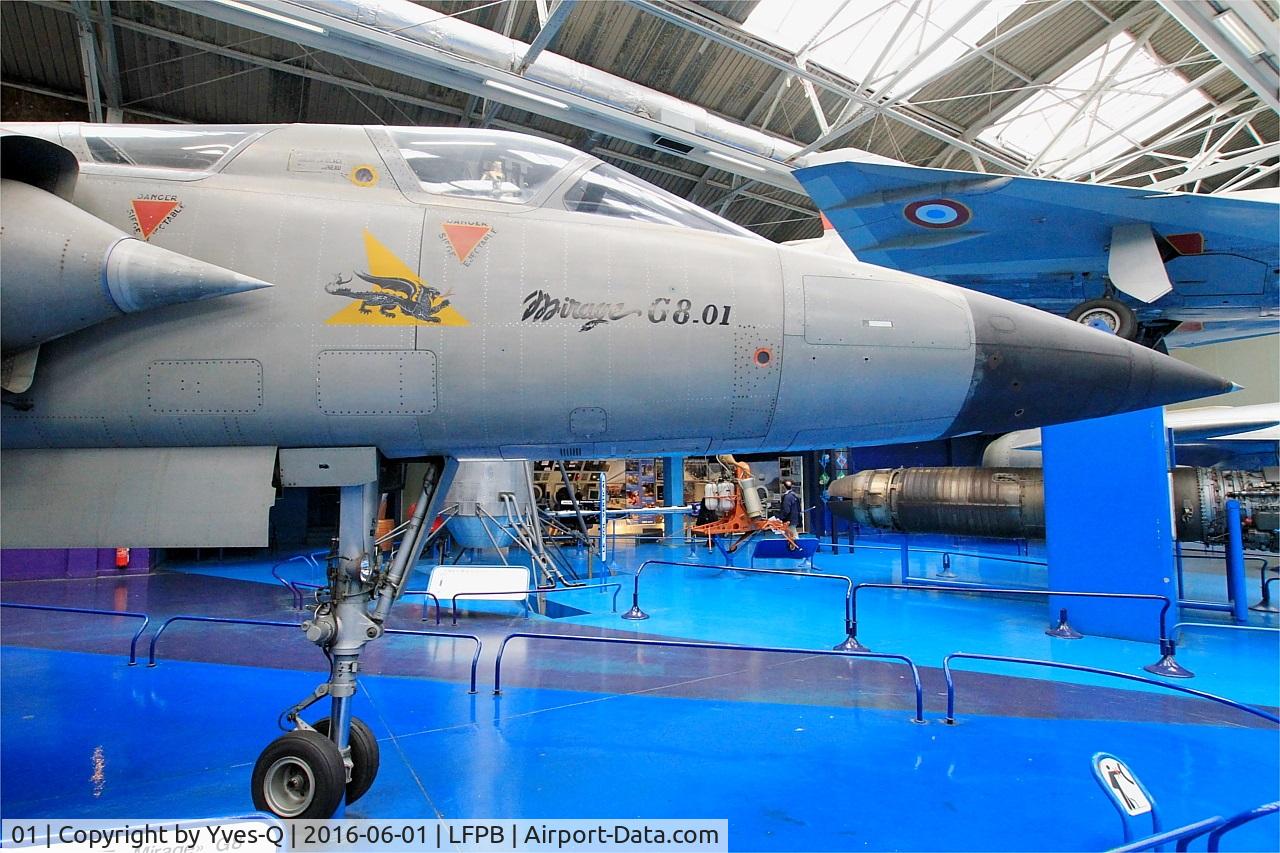 01, Dassault Mirage G8 C/N 01, Dassault Mirage G8, Air & Space Museum Paris-Le Bourget (LFPB)