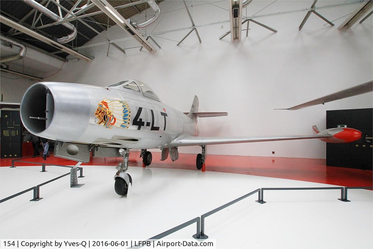 154, Dassault MD-450 Ouragan C/N 154, Dassault MD-450 Ouragan, Exibited at Air & Space Museum Paris-Le Bourget (LFPB)