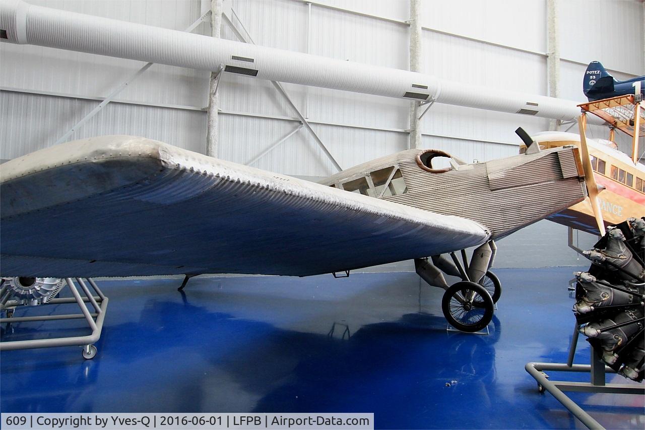 609, Junkers F.13 C/N 609/600, Junkers F.13, Air & Space Museum Paris-Le Bourget Airport (LFPB-LBG)