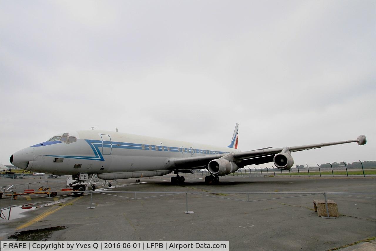 F-RAFE, 1961 Douglas DC-8-33 (DC-8-53) Sarigue C/N 45570, Douglas DC-8-33 Sarigue, Preserved at Air & Space Museum Paris-Le Bourget (LFPB)