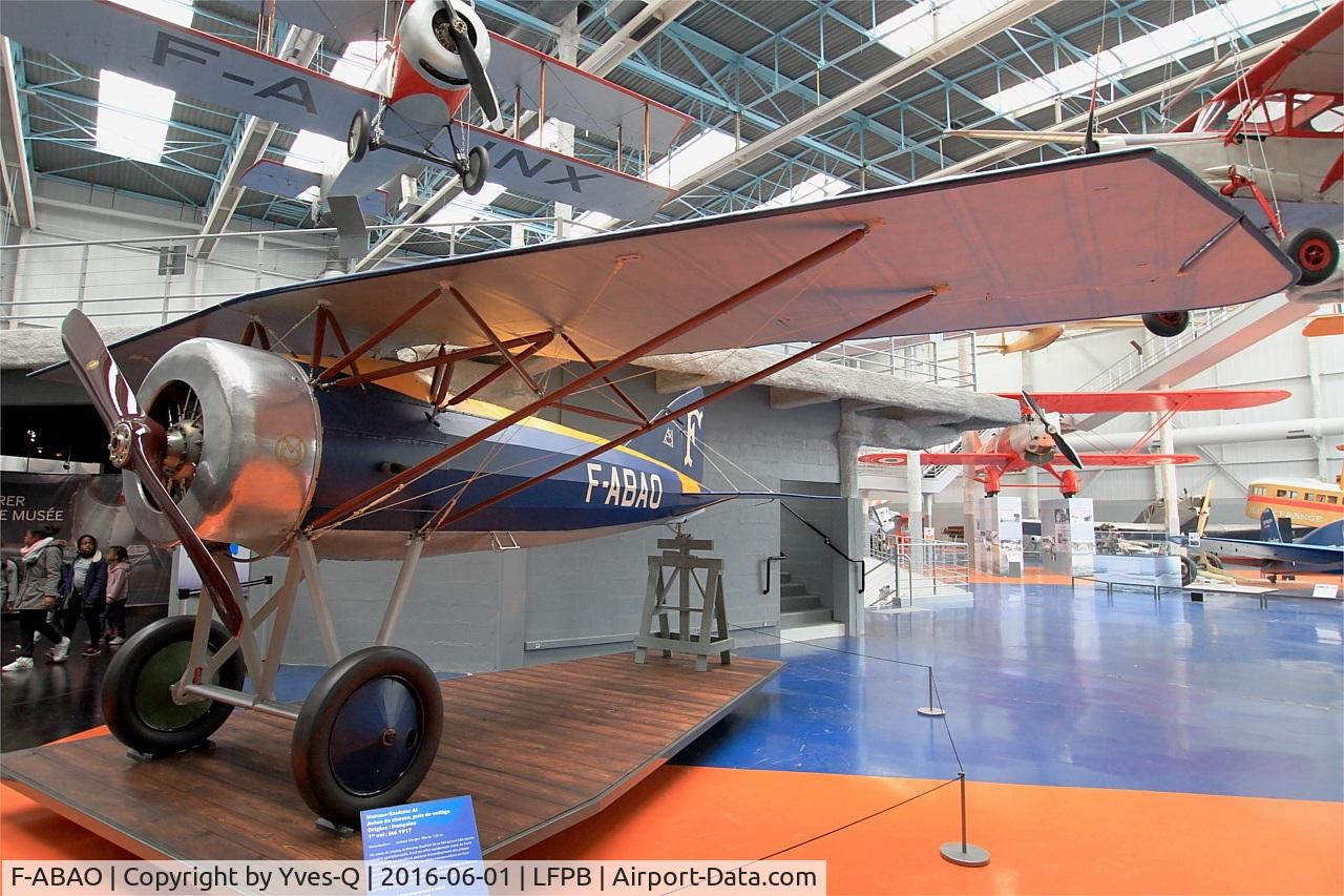 F-ABAO, Morane-Saulnier MS AI C/N 2283, Morane-Saulnier MS AI, Air & Space Museum Paris-Le Bourget (LFPB)
