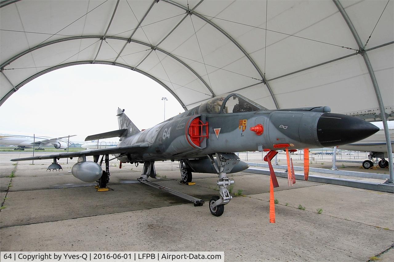 64, Dassault Super Etendard C/N 78, Dassault Super Etendard M, Preserved at Air & Space Museum Paris-Le Bourget (LFPB)