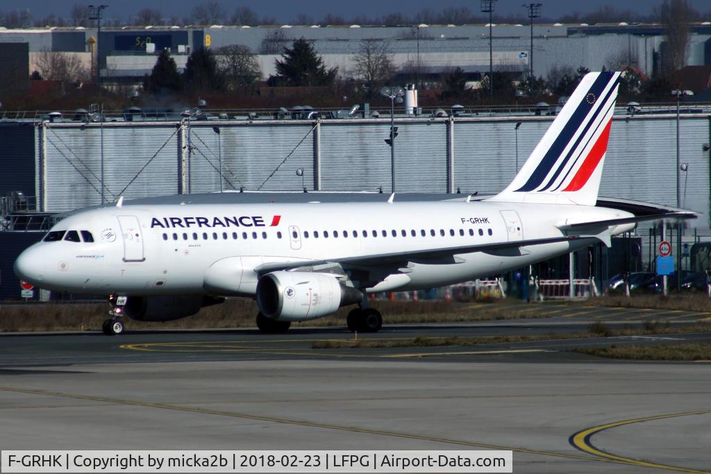 F-GRHK, 2000 Airbus A319-111 C/N 1190, Taxiing