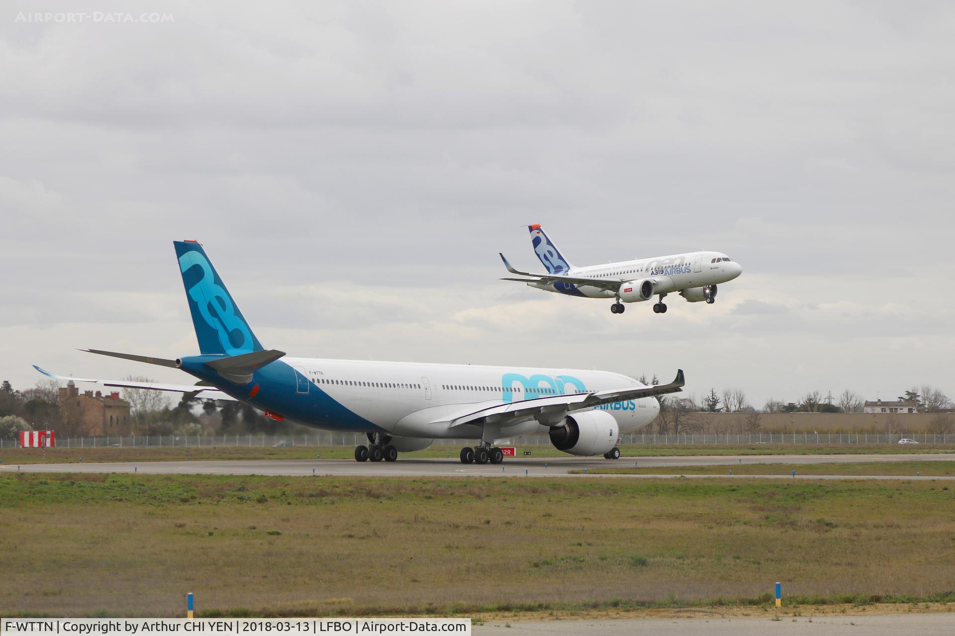 F-WTTN, 2017 Airbus A330-941 C/N 1795, A330-941 NEO flight test & Airbus A319 NEO at Toulouse.