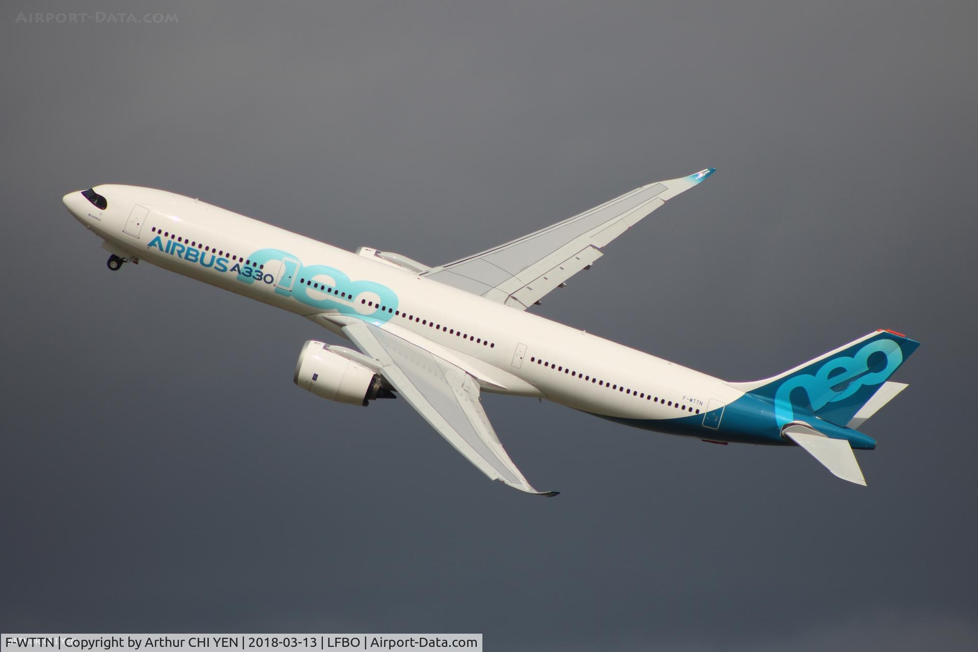F-WTTN, 2017 Airbus A330-941 C/N 1795, A330-941 NEO flight test at Toulouse.
