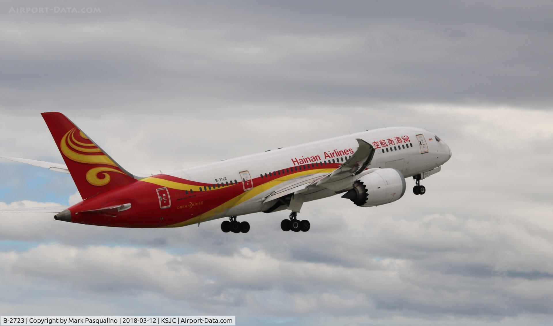 B-2723, 2013 Boeing 787-8 Dreamliner C/N 34944, Boeing 787-8