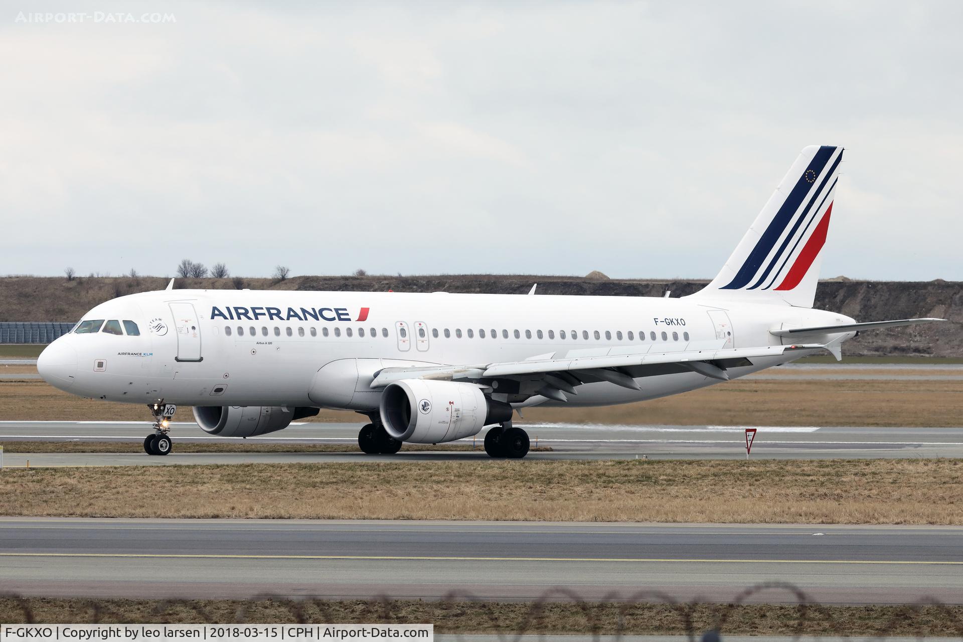 F-GKXO, 2008 Airbus A320-214 C/N 3420, Copenhagen 15.3.2018