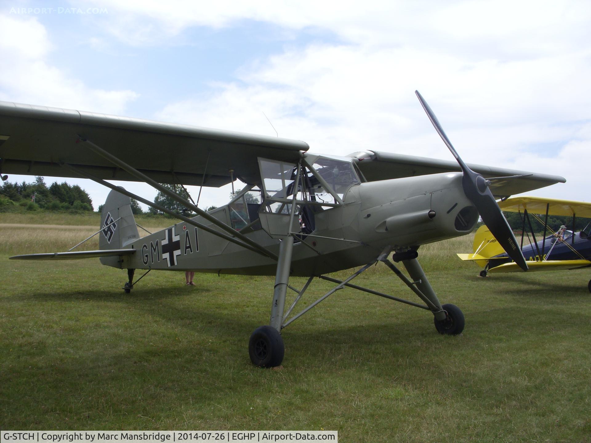 G-STCH, 1942 Fieseler Fi-156A-1 Storch C/N 2088, A welcome visitor into Popham airfield EGHP