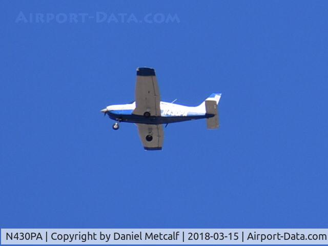 N430PA, 2001 Piper PA-28-181 C/N 2843488, Seen flying over Gilbert, AZ