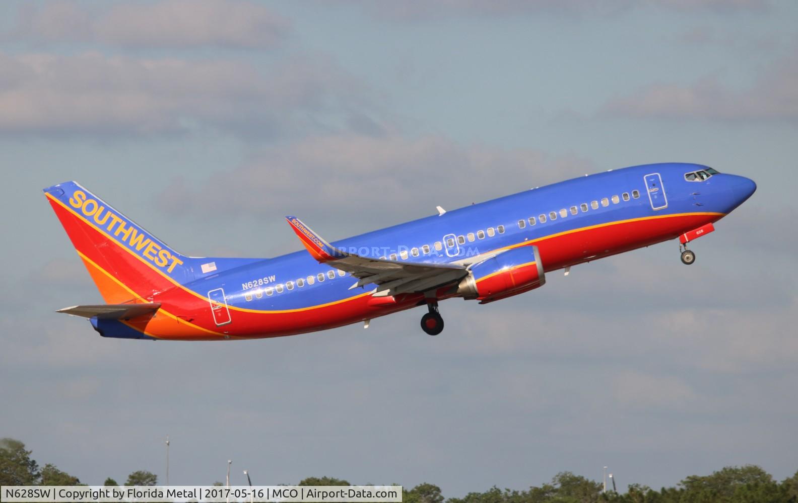 N628SW, 1996 Boeing 737-3H4 C/N 27703, Southwest