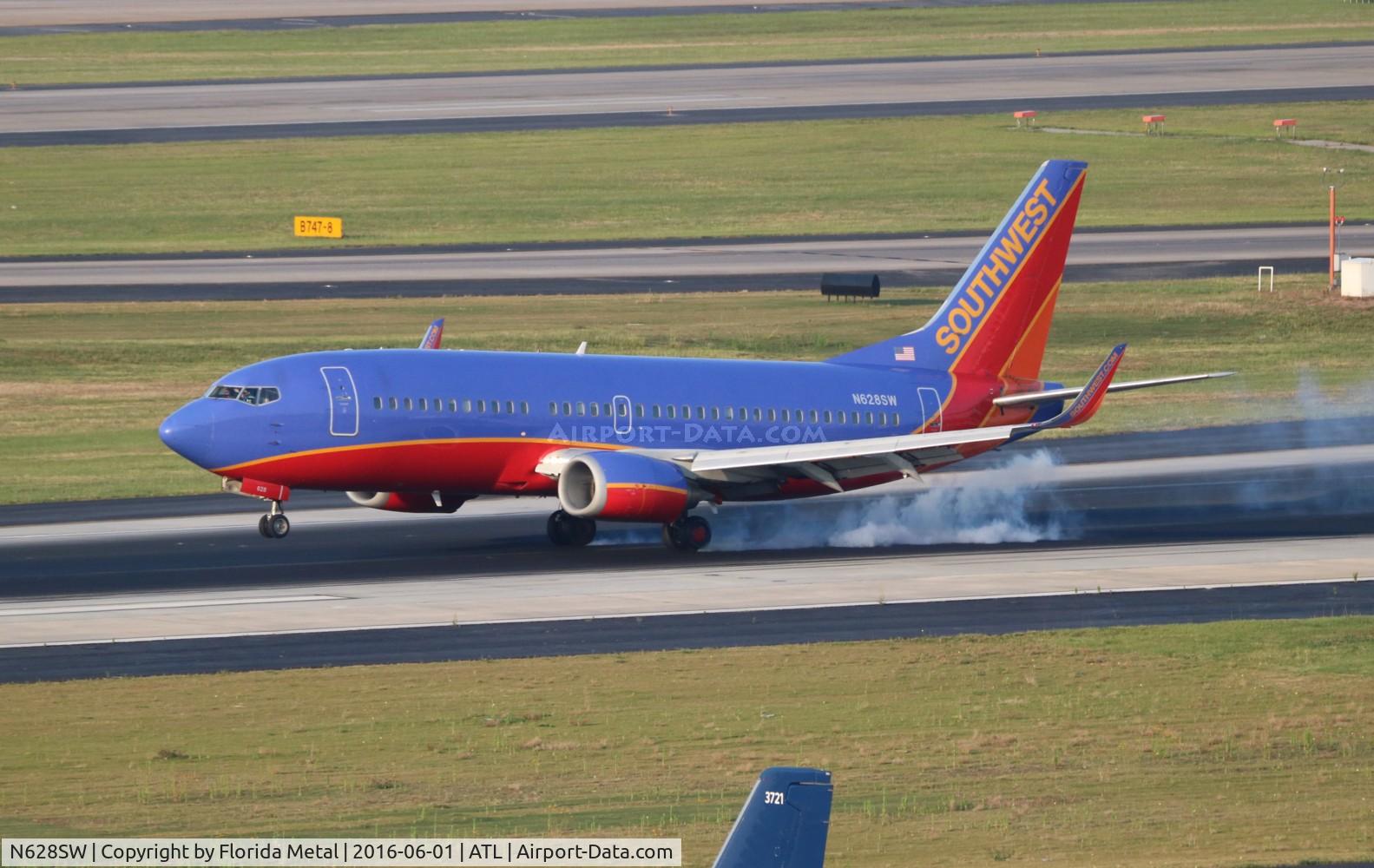 N628SW, 1996 Boeing 737-3H4 C/N 27703, Southwest
