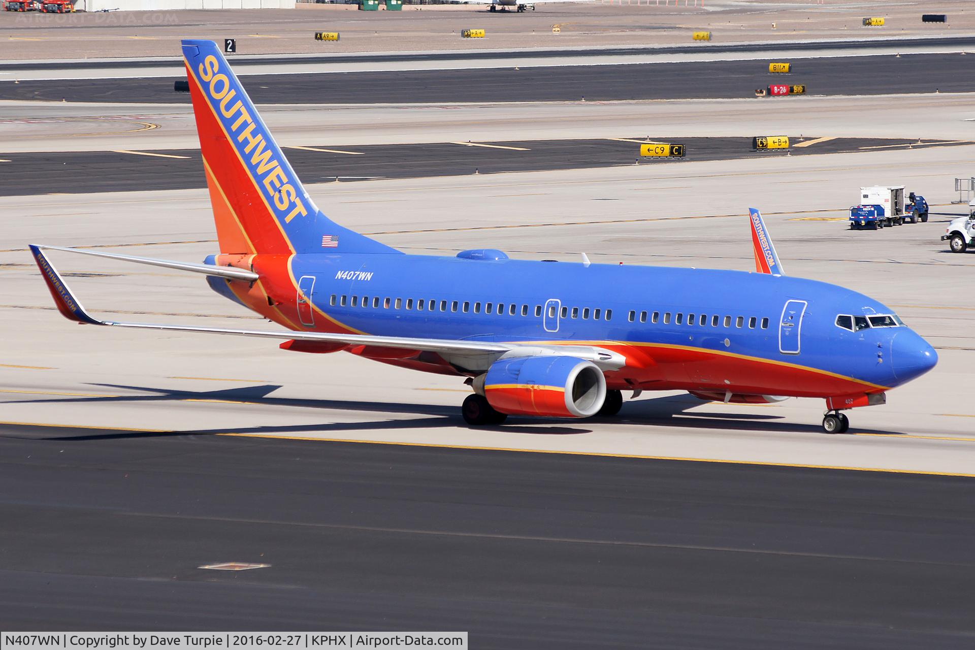 N407WN, 2001 Boeing 737-7H4 C/N 29817, No comment.