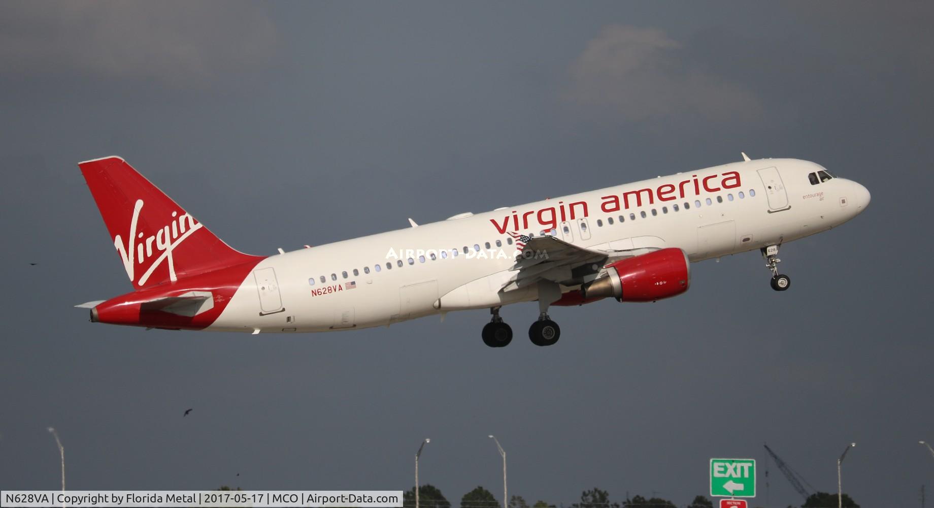N628VA, 2007 Airbus A320-214 C/N 2993, Virgin America